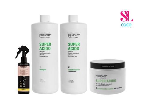 Pack Primont Súper Ácido + Desenredante Top Finish
