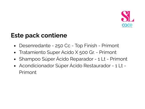 Pack Primont Súper Ácido + Desenredante Top Finish
