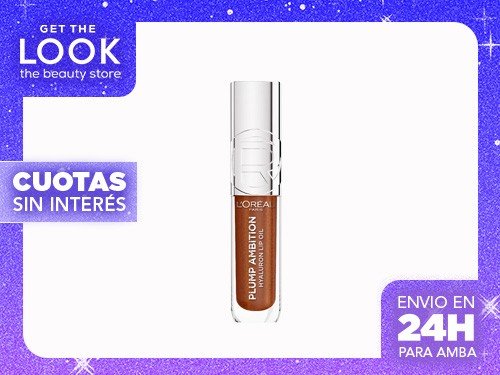 BRILLO LABIAL LOREAL PARIS PLUMP AMB 380 ROUGE IN L X 5 ML