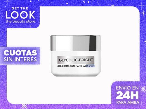CREMA LOREAL GLYCOLIC BRIGHT FPS30 NOCHE X 50 ML