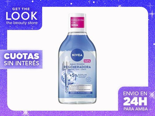 AGUA MICELAR NIVEA REGENERADORA CON SERUM X 400 ML