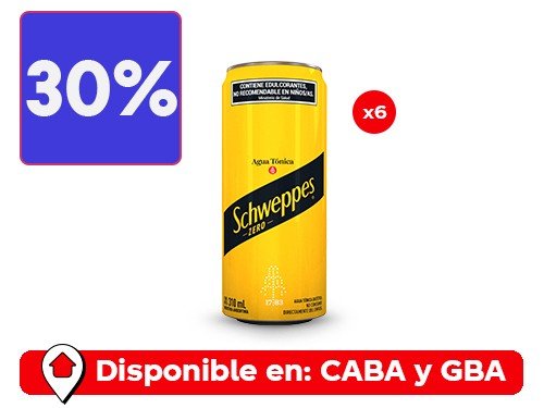 Schweppes Tónica Zero 310 Ml