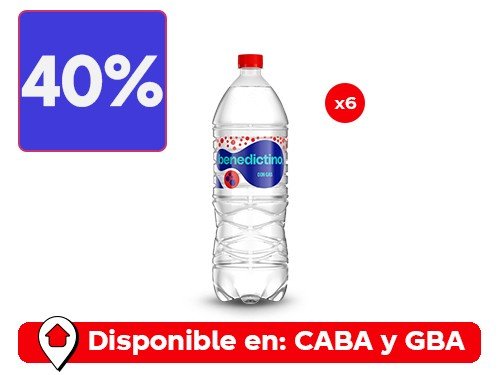 Benedictino Con Gas 1,5 Lt