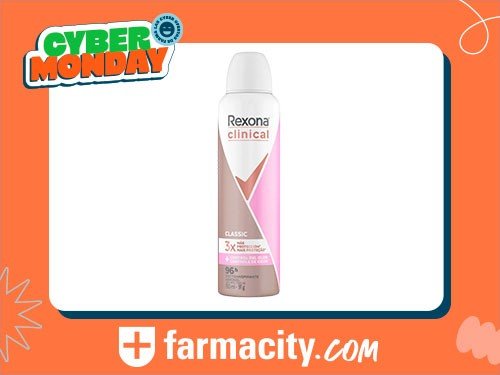 Antitranspirante Femenino Rexona Clinical 96 H en Aerosol x 150 ml