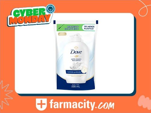 Jabón Líquido para Manos Dove Nutrición Profunda Refill x 220 ml