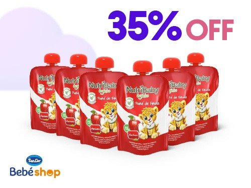 NUTRIBABY ORGANICO MANZANA POUCH X 90G