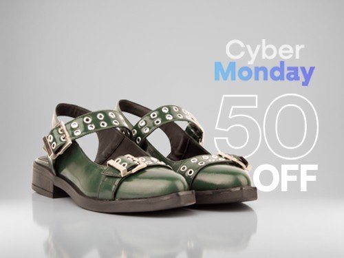 Zuecos paulina con hebillas y taco bajo