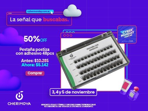 Pestañas Postizas con adhesivo