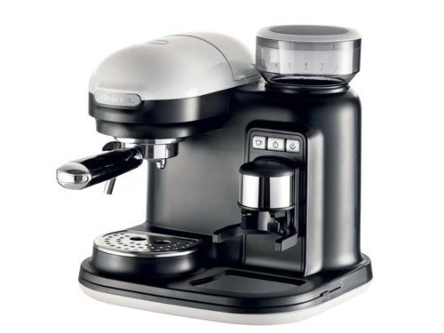 Cafetera Xpress con molinillo Moderna Blanca Ariete PA-CE1318BL-I