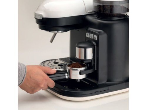 Cafetera Xpress con molinillo Moderna Blanca Ariete PA-CE1318BL-I