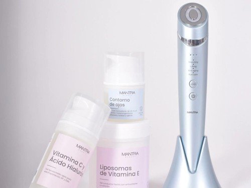 Radiofrecuencia facial + Kit de uso , EMS, terapia LED, Tonifica