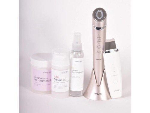 Kit Radiofrecuencia facial + espátula ultrasónica. Firmeza, peeling
