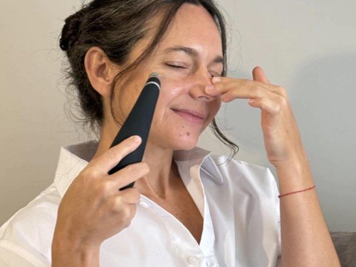 Microdermoabrasión con punta de diamante + máscara descongestiva