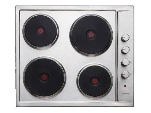 Anafe Eléctrico Volcan Ef4aev Plateado 220v