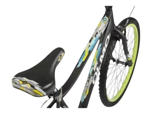 Bicicleta Infantil Olmo Infantiles Mint  R24 Negro Y Verde