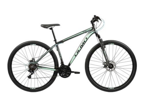 Bicicleta Olmo Wish 290 Negro Y Verde Rodado 29 Suspensión
