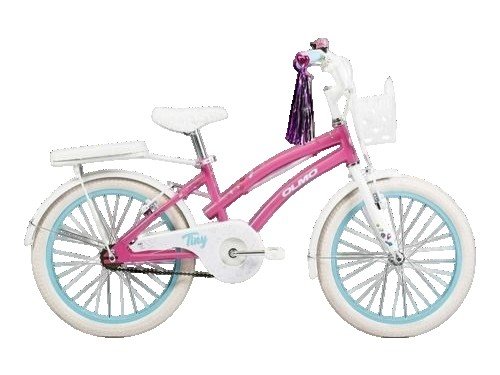Bicicleta Infantil Olmo Infantiles Tiny R20 Rosa
