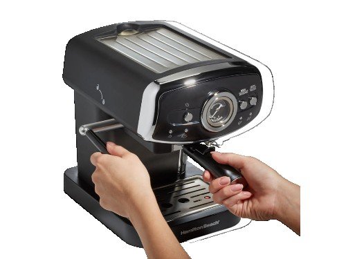 Cafetera Espresso Hamilton Beach 40730AR Retro Negro