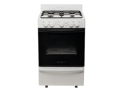 Cocina A Gas Orbis 858bc4 Con Visor Y 4 Hornallas Blanco