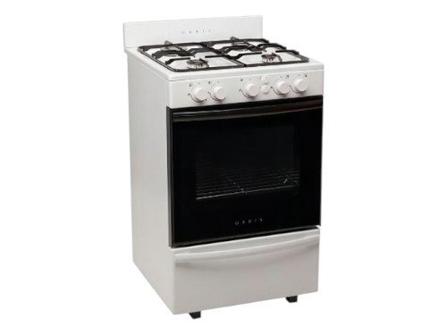 Cocina A Gas Orbis 858bc4 Con Visor Y 4 Hornallas Blanco