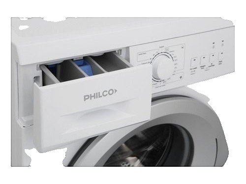 Lavarropas Automático Carga Frontal Philco Phlf061b Blanco