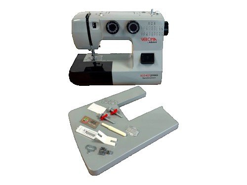 Maquina para Coser Verona ECOK21JEANS Gris-Negro