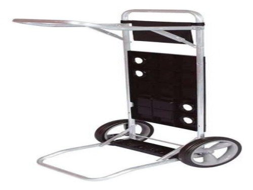 Carrito De Playa De Aluminio Negro Mor 002595 Color Negro