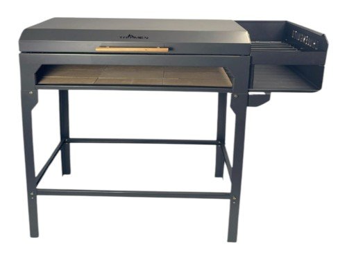 Chulenguito A Leña Enlozado Tromen 02000112 Color Negro