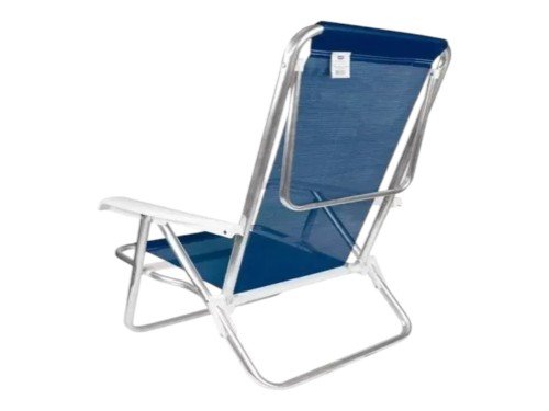 Silla De Playa De 8 Posiciones - Color Mor Navy