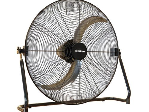 Ventilador De Piso Liliana Vti32 2 Palas Negro Metal 32