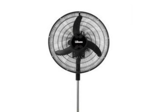 Ventilador De Pie Liliana Vprn18 Negro 3 Palas De Plástico