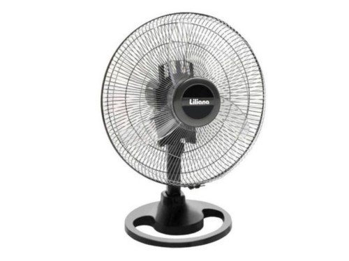 Ventilador De Mesa Liliana Vsoc16 Negro Plástico
