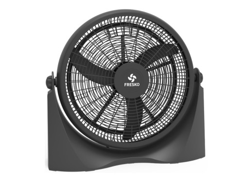 Turbo Ventilador 20" 3 Palas Plásticas Fresko 05010232 Negro