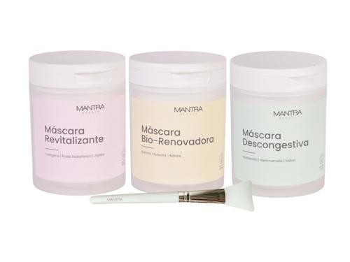 Máscara Facial x 3:  Colágeno, firmerza, descongestiva, hidratación.