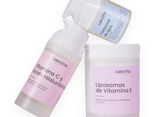 Kit Rutina facial: Vitamina C, ácido hialurónico, Vitamina E. Geles