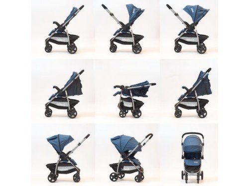 Cochecito De Paseo Aeris Azul 1390-D