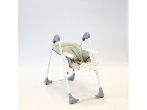 Silla De Comer Plegable Gris Cemento Bebesit 6600-E