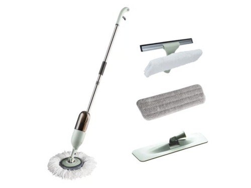 Mopa para Piso y Vidrios circular/plana/vidrio Bynox 3en1 CI-SPR3E1-GR