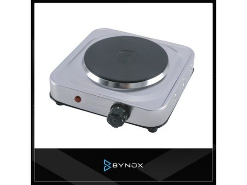 Anafe eléctrico Bynox 1 hornalla acero inox. 5 niveles CI-ANFE10-AI