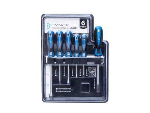 Kit de Destornilladores Bynox 6 piezas DS-DESTPP-06