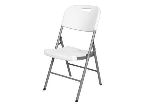 Silla plegable Bynox blanca apta exterior – FI-SILPLE-BL