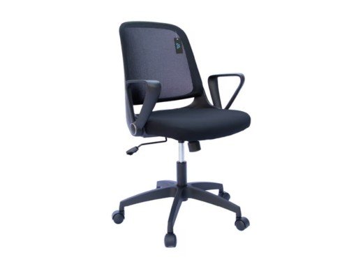 Silla de oficina negra Bynox CI-SIOFO1-NE