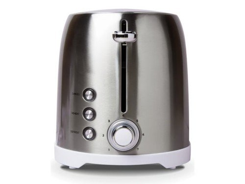 Tostadora Daihatsu 800w 2 Panes Acero Inoxidable TOS-DAIH-TA1729ACE