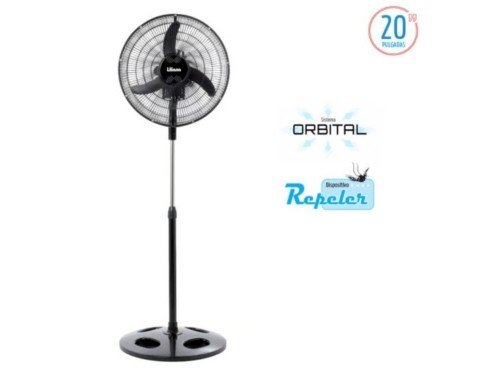 Ventilador de Pie Liliana 20″ 90W 3 vel. 3 aspas y parrilla metálica