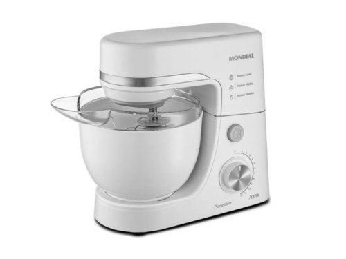 Batidora Planetaria Mondial Inox 700w Blanca BP-03