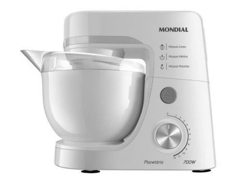 Batidora Planetaria Mondial Inox 700w Blanca BP-03