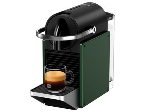 Cafetera Nespresso Pixie Dark Green C62-AR-GR-NE-IMPO