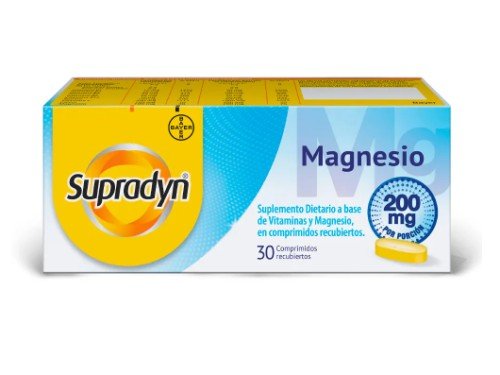 Suplemento vitamínico con magensio para energía Supradyn capsula