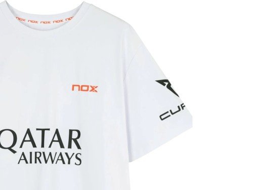 Remera Nox Sponsors AT10 Blanca by Agustín Tapia