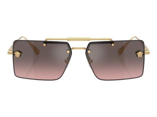 Anteojos Lentes De Sol Versace 2245 Gold Pink